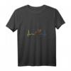 Damen Schweden Herzschlag Flagge Elch T-Shirt mit V-Ausschnitt – Perfekt für Schweden-Liebhaber, Urlauber & als Geschenk