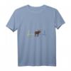Damen Schweden Herzschlag Flagge Elch T-Shirt mit V-Ausschnitt – Perfekt für Schweden-Liebhaber, Urlauber & als Geschenk