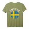 Schweden Flagge Weinlese T-Shirt – Klassisch geschnitten, perfekt für Wein- und Schweden-Fans