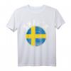 Schweden Flagge Weinlese T-Shirt – Klassisch geschnitten, perfekt für Wein- und Schweden-Fans