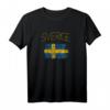 Sverige (Vintage) – Schweden-Flagge T-Shirt für Fans und Liebhaber - Perfekt für Schweden-Reisen & Vintage-Style