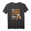 Bitte Nicht Schubsen Ich Habe Bier In Der Hand - Lustiges Biertrinker T-Shirt für Festivals, Bars & Konzerte