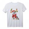 Weihnachtst-Shirt mit Sibirischem Husky & Rentier - Festliches Design, Klassisch geschnitten, Perfekt als Weihnachtsgeschenk