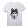Sibirischer Husky Gesicht T-Shirt für Damen und Herren - Witzige Geschenkidee für Huskybesitzer und Fans