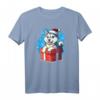 Sibirischer Husky Weihnachtsmann T-Shirt für Hundeliebhaber – Perfekt für die Weihnachtszeit, Advent und als Geschenk für Husky-Fans