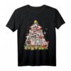 Siberian Husky Weihnachten Baumlichter Hunde Geschenk T-Shirt – Niedliches Festtags-Hundeshirt für Männer, Frauen und Kinder