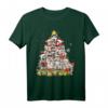 Siberian Husky Weihnachten Baumlichter Hunde Geschenk T-Shirt – Niedliches Festtags-Hundeshirt für Männer, Frauen und Kinder