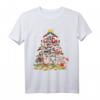 Siberian Husky Weihnachten Baumlichter Hunde Geschenk T-Shirt – Niedliches Festtags-Hundeshirt für Männer, Frauen und Kinder