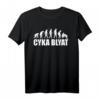 Holzrusse Russenhocke Cyka Blyat Geschenk T-Shirt – Humorvolles Russland-Design für Freunde & Fans von Slav Squat, Vodka & Sonnenblumenkerne