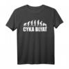 Holzrusse Russenhocke Cyka Blyat Geschenk T-Shirt – Humorvolles Russland-Design für Freunde & Fans von Slav Squat, Vodka & Sonnenblumenkerne