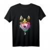 Blaue Augen Sibirischer Husky Wasserfarbe Langarmshirt – Süßes Husky Design, Perfekt als Geschenk für Husky-Liebhaber, Mütter, Väter, Geburtstag, Weihnachten & Halloween