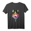 Blaue Augen Sibirischer Husky Wasserfarbe Langarmshirt – Süßes Husky Design, Perfekt als Geschenk für Husky-Liebhaber, Mütter, Väter, Geburtstag, Weihnachten & Halloween