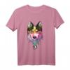 Blaue Augen Sibirischer Husky Wasserfarbe Langarmshirt – Süßes Husky Design, Perfekt als Geschenk für Husky-Liebhaber, Mütter, Väter, Geburtstag, Weihnachten & Halloween