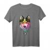 Blaue Augen Sibirischer Husky Wasserfarbe Langarmshirt – Süßes Husky Design, Perfekt als Geschenk für Husky-Liebhaber, Mütter, Väter, Geburtstag, Weihnachten & Halloween