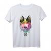 Blaue Augen Sibirischer Husky Wasserfarbe Langarmshirt – Süßes Husky Design, Perfekt als Geschenk für Husky-Liebhaber, Mütter, Väter, Geburtstag, Weihnachten & Halloween