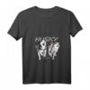 Damen Husky Power sibirischer Husky Hund Hunde Geschenk T-Shirt mit V-Ausschnitt – Perfektes Geschenk für Husky- und Hunde-Fans zu Weihnachten, Geburtstags- & Huskyveranstaltungen