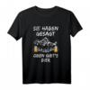 Sie Haben Gesagt Oben Gibt's Bier Wandern Berge Bergsteigen T-Shirt - Lustiges Geschenk für Bergsteiger & Wanderer mit Humor