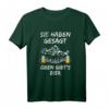 Sie Haben Gesagt Oben Gibt's Bier Wandern Berge Bergsteigen T-Shirt - Lustiges Geschenk für Bergsteiger & Wanderer mit Humor