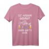Sie Haben Gesagt Oben Gibt's Bier Wandern Berge Bergsteigen T-Shirt - Lustiges Geschenk für Bergsteiger & Wanderer mit Humor