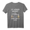 Sie Haben Gesagt Oben Gibt's Bier Wandern Berge Bergsteigen T-Shirt - Lustiges Geschenk für Bergsteiger & Wanderer mit Humor