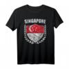 Singapur I Singapur T-Shirt mit Flaggenmotiv - Stolz zeigen am Nationalfeiertag & Sportturnier