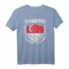 Singapur I Singapur T-Shirt mit Flaggenmotiv - Stolz zeigen am Nationalfeiertag & Sportturnier