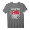 Singapur I Singapur T-Shirt mit Flaggenmotiv - Stolz zeigen am Nationalfeiertag & Sportturnier