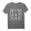 Stilvolles Singapur T-Shirt – Perfektes Geschenk für Besucher, Auswanderer und Singapur-Fans mit einfachem Design