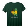 Liebe ist Liebe Ananas Und Pizza - Lustiges Vintage 90er Jahre Pizza T-Shirt für Pizza-Fans und soziale Unterstützer
