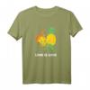 Liebe ist Liebe Ananas Und Pizza - Lustiges Vintage 90er Jahre Pizza T-Shirt für Pizza-Fans und soziale Unterstützer