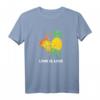 Liebe ist Liebe Ananas Und Pizza - Lustiges Vintage 90er Jahre Pizza T-Shirt für Pizza-Fans und soziale Unterstützer