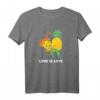 Liebe ist Liebe Ananas Und Pizza - Lustiges Vintage 90er Jahre Pizza T-Shirt für Pizza-Fans und soziale Unterstützer