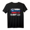 Slowenien Flagge T-Shirt – Vintage Grunge Design für Herren, Damen & Kinder, ideales Souvenir & Geschenk für Urlaub, Flag Day & nationale Feierlichkeiten
