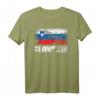 Slowenien Flagge T-Shirt – Vintage Grunge Design für Herren, Damen & Kinder, ideales Souvenir & Geschenk für Urlaub, Flag Day & nationale Feierlichkeiten
