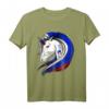 Slowenien Flagge T-Shirt mit Einhorn - Stolz auf slowenische Wurzeln & Heimat zeigen, ideales Geschenk für Fans und Unterstützer