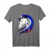 Slowenien Flagge T-Shirt mit Einhorn - Stolz auf slowenische Wurzeln & Heimat zeigen, ideales Geschenk für Fans und Unterstützer