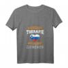 Damen Ich Brauche Keine Therapie Ich Muss Nur Nach Slowenien T-Shirt mit V-Ausschnitt – Perfektes Geschenk für Slowenien-Fans, Urlaub & Stolz