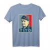 Josip Broz Tito T-Shirt aus Jugoslawien - Historisches Design des Ex-Yugoslawiens mit Flagge und Führer-Ikone