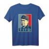Josip Broz Tito T-Shirt aus Jugoslawien - Historisches Design des Ex-Yugoslawiens mit Flagge und Führer-Ikone