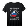 Slowenien Fahne Slovenia Urlaub T-Shirt – Stolz auf das Land, ideales Souvenir & Geschenk für Slowenien-Fans und Reisende
