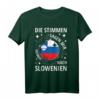 Slowenien Fahne Slovenia Urlaub T-Shirt – Stolz auf das Land, ideales Souvenir & Geschenk für Slowenien-Fans und Reisende