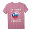 Slowenien Fahne Slovenia Urlaub T-Shirt – Stolz auf das Land, ideales Souvenir & Geschenk für Slowenien-Fans und Reisende