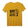 BLM Black Lives Matter Protest T-Shirt gegen Rassismus - Retro Faust Design für Demo, soziale Gerechtigkeit & politisches Statement