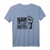 BLM Black Lives Matter Protest T-Shirt gegen Rassismus - Retro Faust Design für Demo, soziale Gerechtigkeit & politisches Statement