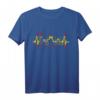 Barcelona Skyline Herzschlag Fan T-Shirt - I Love Barcelona Souvenir für Fans & Reisende mit Wahrzeichen