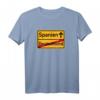 Spanien Straßenschild T-Shirt für Reisende und Urlauber – Perfektes Outfit für Entdecker und Spanien-Liebhaber