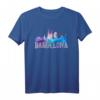Barcelona Skyline T-Shirt Spanien Souvenir Geschenk - Perfekt für Reisen, Fans und Erinnerungen