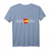 Spanien T-Shirt mit Flagge - Geschenkidee für Spanienliebhaber, Mallorca & Ibiza Party, Andalusien Fan Shirt