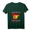 Damen T-Shirt mit V-Ausschnitt: Ich muss nur nach Spanien - Perfekt als Urlaubs- oder Fan-Geschenk mit Flagge & Umriss