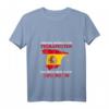 Damen T-Shirt mit V-Ausschnitt: Ich muss nur nach Spanien - Perfekt als Urlaubs- oder Fan-Geschenk mit Flagge & Umriss